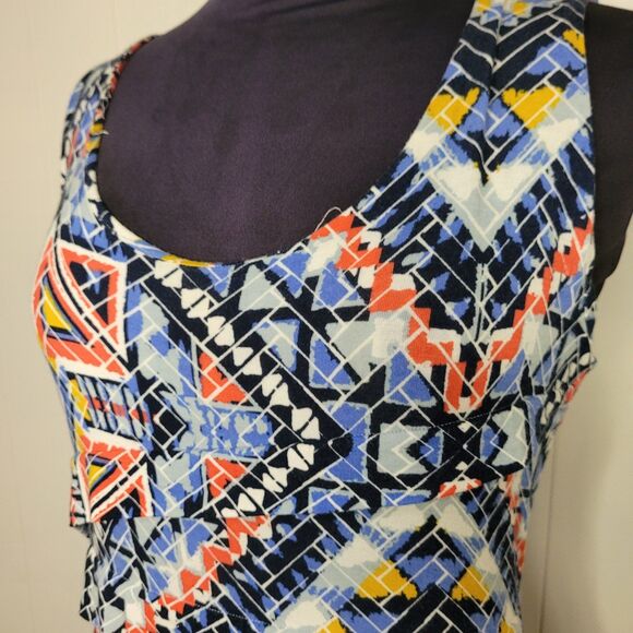 Lysse Maxi Dress Size Medium Retro Boho Sleeveless Stretch - Picture 6 of 11